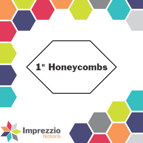 1" Honeycomb Template - 1/4" Seam