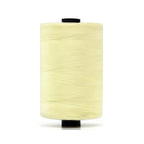 Hemline 100% Polyester Sewing & Overlocking Thread 1000m Spool Cream
