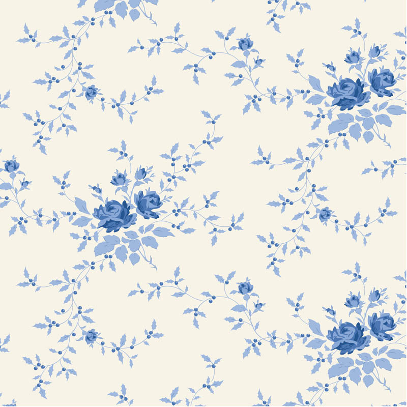 TILDA SOMETHING BLUE NOEL - 100661 - 100% Cotton