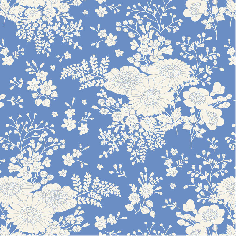 TILDA SOMETHING BLUE ISOLDE - 100663 - 100% Cotton