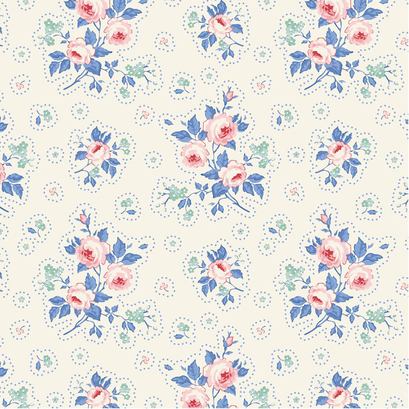 TILDA SOMETHING BLUE FIRST - 100669 - 100% Cotton