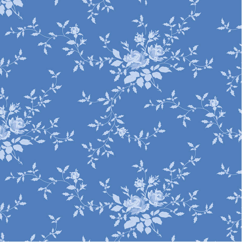 TILDA SOMETHING BLUE NOEL - 100671 - 100% Cotton