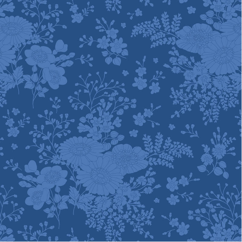 TILDA SOMETHING BLUE ISOLDE - 100673 - 100% Cotton