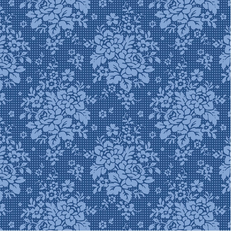 TILDA SOMETHING BLUE PICKNIC - 100676 - 100% Cotton