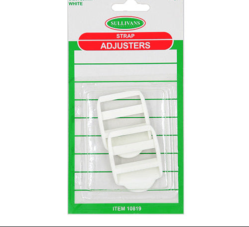 Sullivans 38mm Strap Adjusters - White qty 2