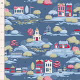 TILDA VILLAGE LIFE BLUE - Village Blue - 110187
