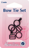 Hemline Bow Tie Set, 2 Sets