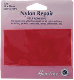 Hemline Self Adhesive Waterproof Nylon Patch (Red)