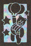 Bear Aloft- 2 fabric applique quilts