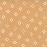 French General Chateau Rouge Vignette 13629 15 Pale Mustard Cotton Fabric 100%