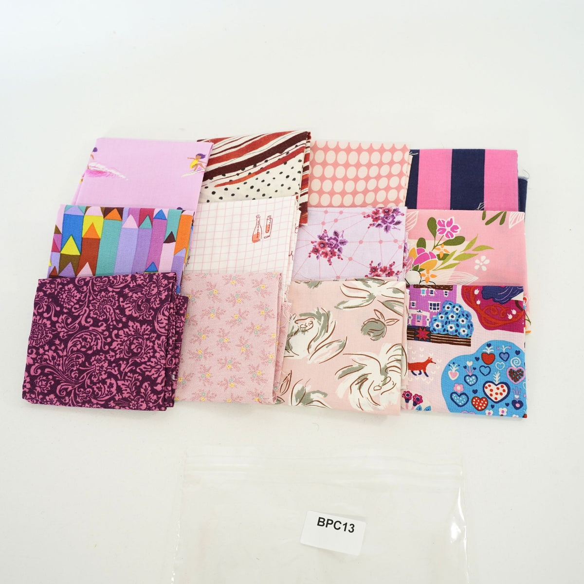 Fat 8th Bundle  Appliqué Patchwork and Quilting Fabric BPC13