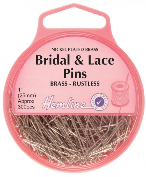 Hemline Bridal & Lace Pins 25mm, 300pcs.