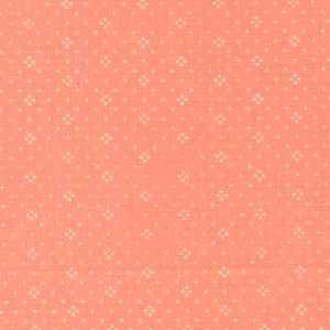 Eyelet 20488 68 Coral - 100% Cotton