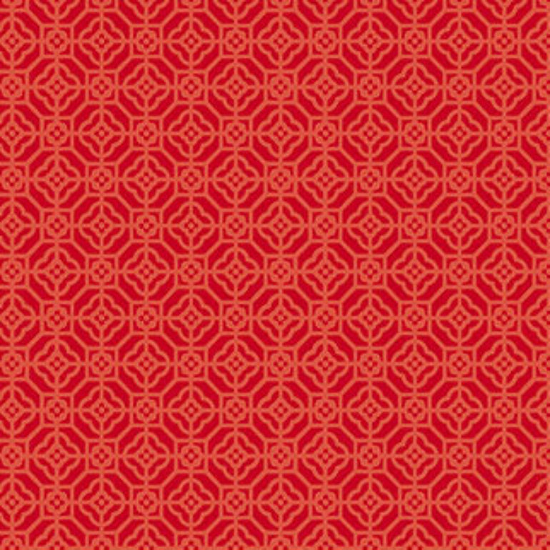 Ooh La La! Grid Red 23568 24 Cotton Fabric 100%