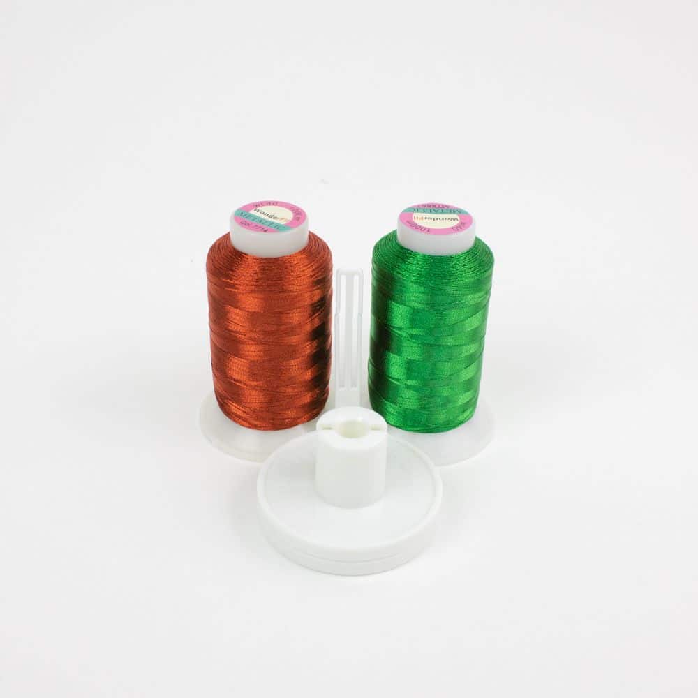 WonderFil Sew Simple Metallic Kit – 2 Spotlite Spools + Ulti