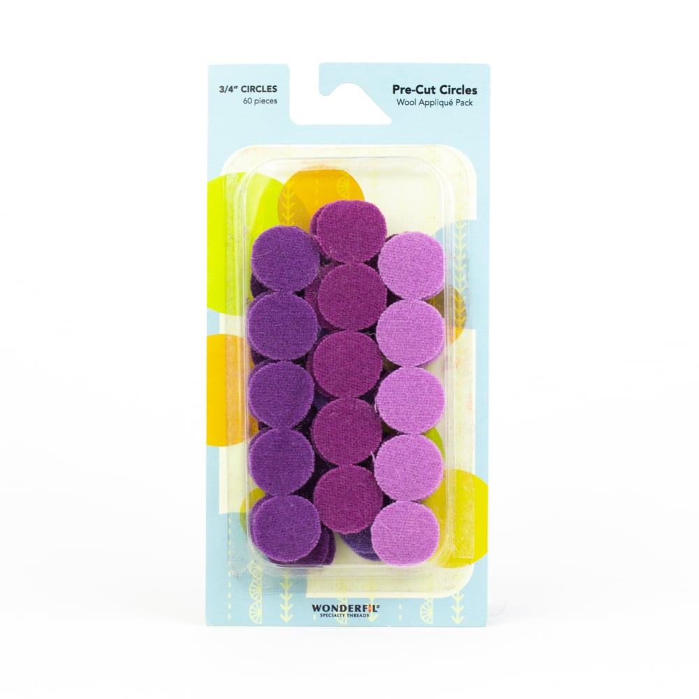 Pre-Cut Wool Circle Appliqué Packs - Sue Spargo