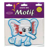 Sullivans Motif Iron On Baby Elephant