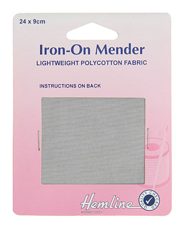 Hemline Repair Fabric Light Grey