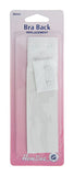 Hemline Bra Back Replacements White, 38mm