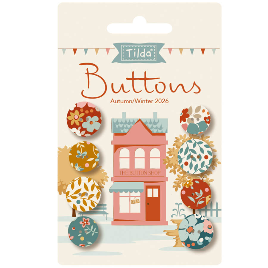 Tilda Village Life Buttons Autumn - 40080