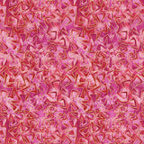 Benartex Triangular Motion Red