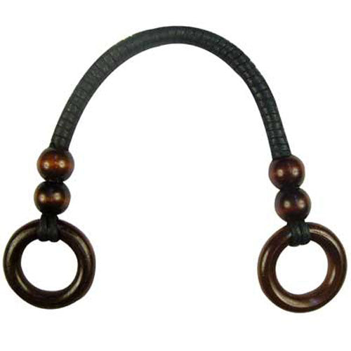 Sullivans 1 Pair Fashion Bag Handles 360mm Black - Item No. 46132