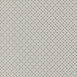 Textile pattern with small blue geometric shapes on a light background