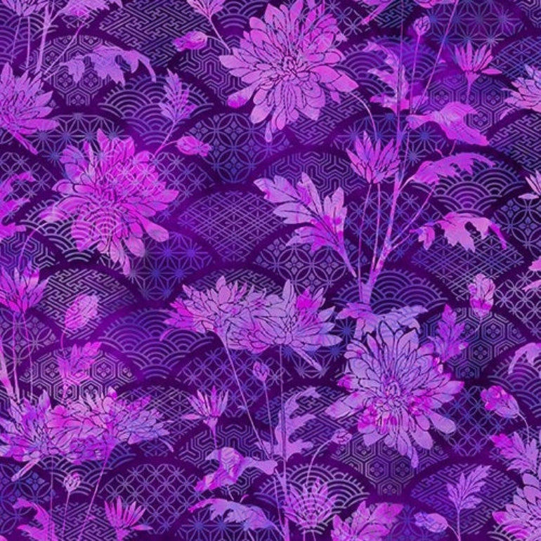 Oriental Gardens 4OG-3 - 100% Cotton Fabric