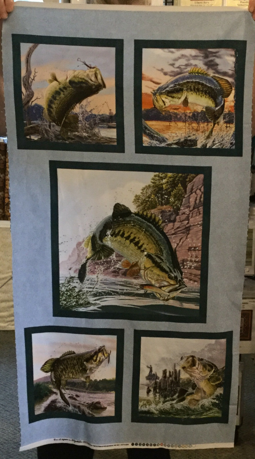 TOP ROD FISHING PANEL Al Agnew 5000 for Elizabeth Studios
