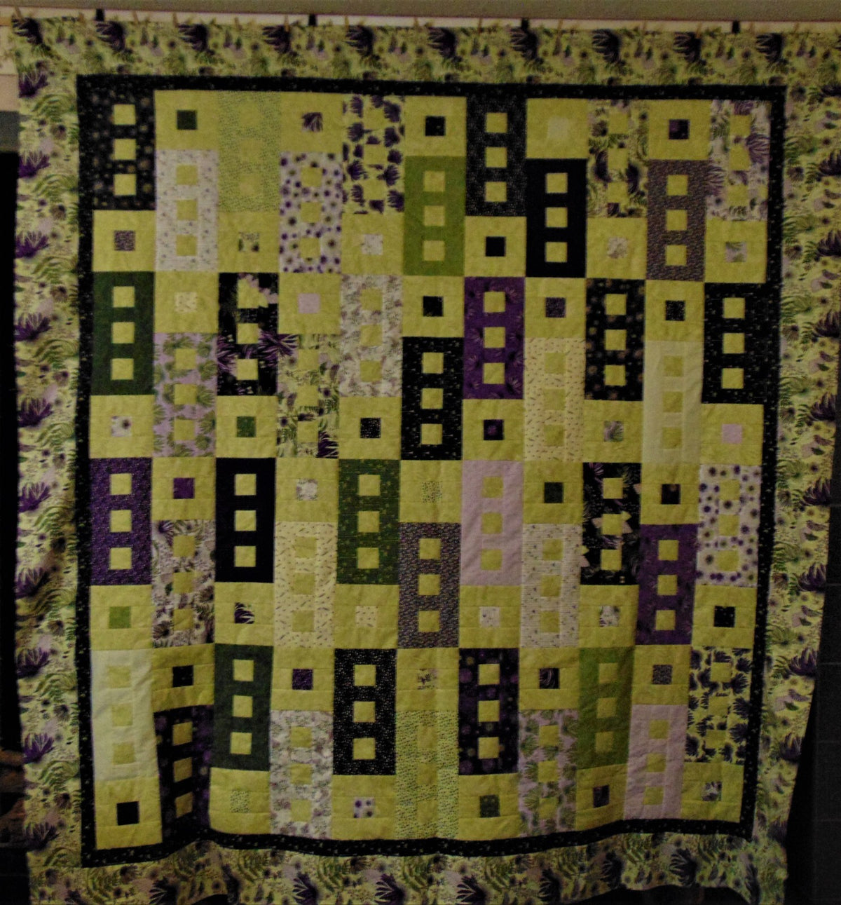 Falling Flowers Quilt Top by Cindi McCracken