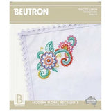 Beutron MODERN FLORAL Traycloth Dioly Embroidery Kit, 30cm x 46cm, #585310