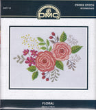 DMC, FLORAL Counted Cross Stitch Kit 587114, 23 x 18cm