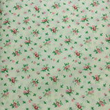 Yellow Floral Fabric Poly Cotton