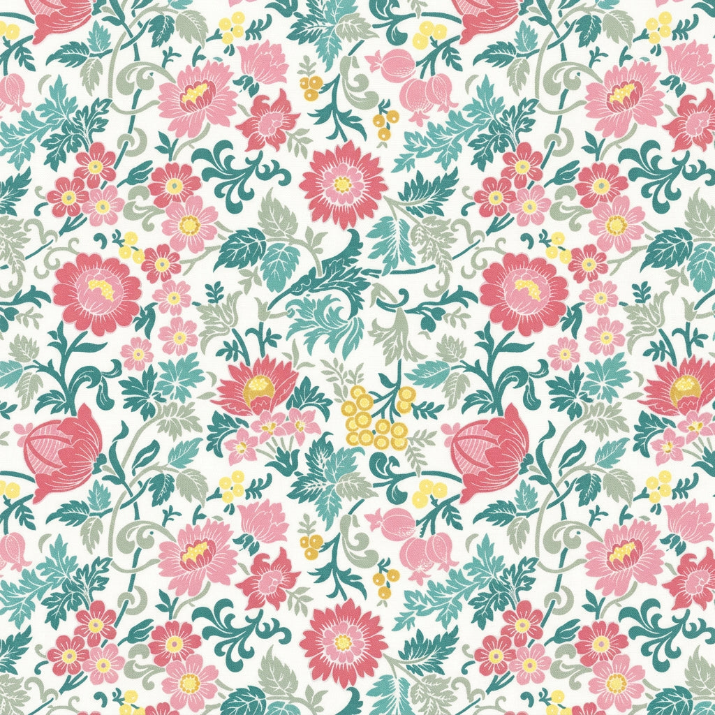 LIBERTY FABRICS ANNABELLE BAILEY 6014C 100% Cotton Fabric