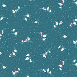 LIBERTY FABRICS A WOODLAND CHRISTMAS-CHRISTMAS COTTAGE 6018B 100% Cotton Fabric