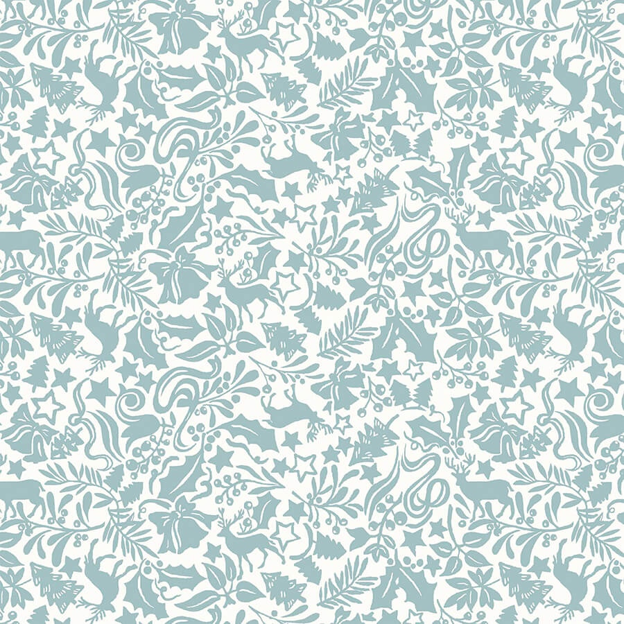 LIBERTY FABRICS A WOODLAND CHRISTMAS-ENCHANTED FOREST 6019C 100% Cotton Fabric