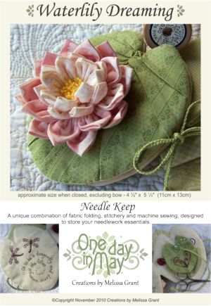 Waterlily Dreaming Needle Keep Pattern