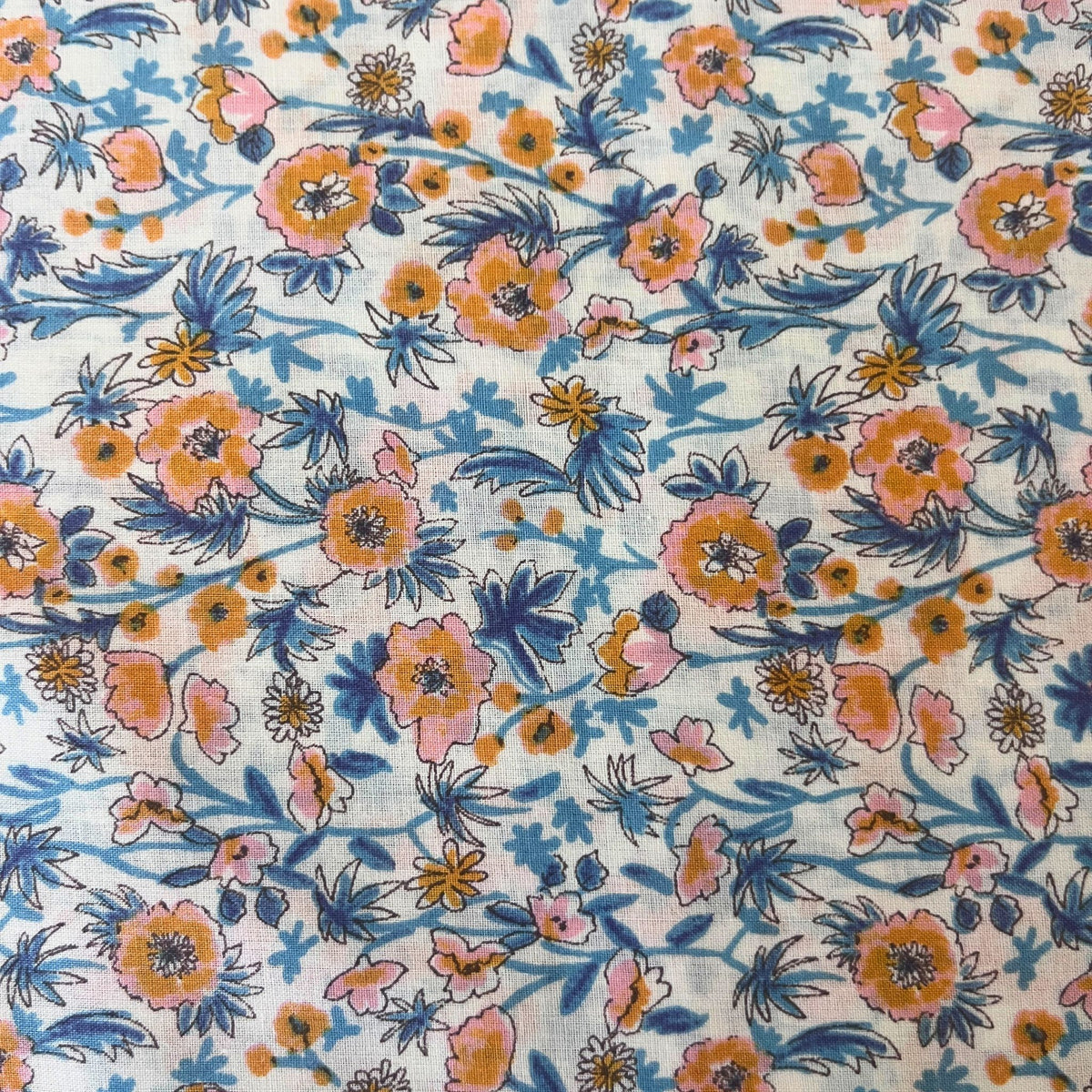 Cotton Printed Lawn, 70gsm, Hokkoh, Japan 110cms 7025-610-2A