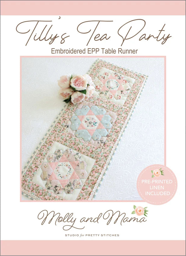 TILLY'S TABLE RUNNER PATTERN - PRINTED LINEN INCLUDED