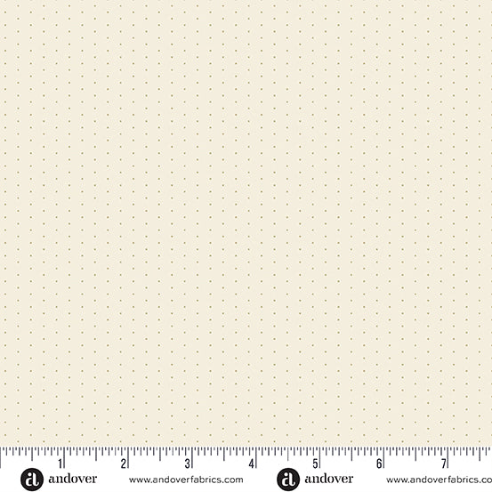 Micro Dot by Andover Fabrics -  Ivory