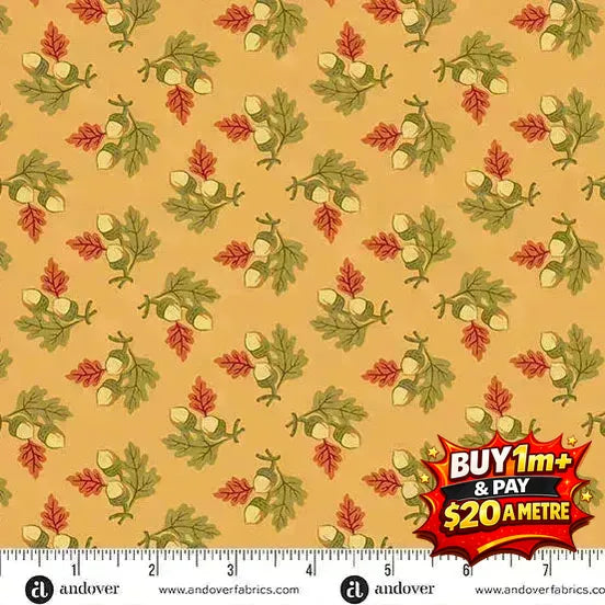 AUTUMN WOODS - A1545Y - 100% Cotton