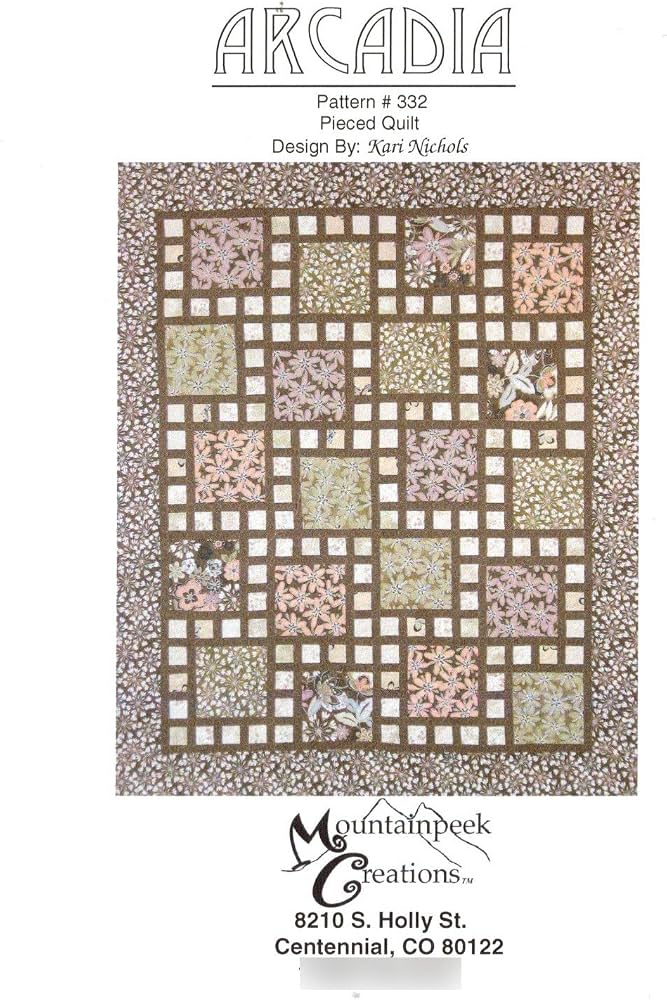 Arcadia Pattern Sewing Pattern