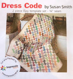 Dress Code by Susan Smith Template 2 Piece ispy template set 1/4 seam