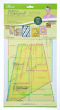 Clover 9525- Trace 'n Create Quilt Template Grandmother's one Patch