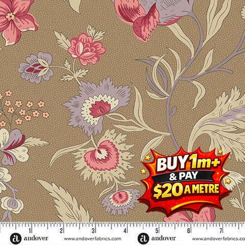 WILDFLOWER COTTAGE - A1590N - 100% COTTON