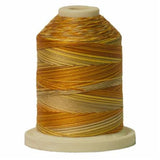 Signature Variegated 40 SM009 Golden Harvest Cotton Machine Quilting Thread 700yd
