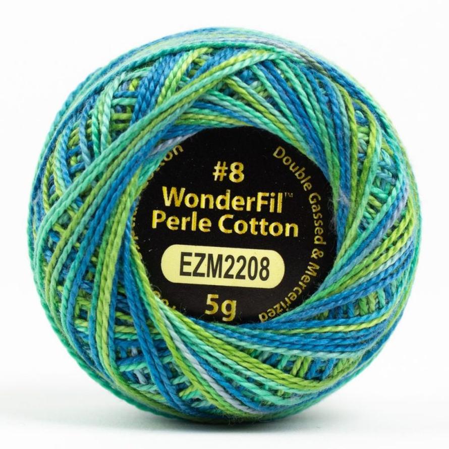 Alison Glass Eleganza Perle Cotton - EL5GM-2208 - Mermaid - 38.4m/42yd