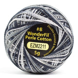 Alison Glass Eleganza Perle Cotton - EL5GM-2211 - Pepper - 38.4m/42yd