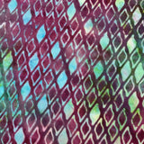 Anthology Fabrics Diamond Batik In Maroon