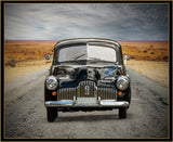 Aussie Icon Holden Car 1950 1044O Cotton Quilting Fabric 36" Panel